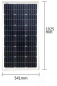 Preview: 100W Solarpanel Solarmodul Solarzelle 12V Solar Monokristall