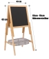 Preview: Tafel Kinder Holztafel Standtafel 2 In 1 Schultafel Schreibt