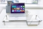 Preview: Universal Glas Monitorerhöhung Glas-Ständer 560X210X80Mm Max