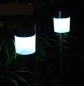Preview: Solarleuchte Solarlampen Garten Set LED Lawn Edelstahl Solar Steck Leuchten