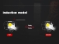 Preview: Wiederaufladbar Sensor Led Kopflampe Taschenlampe Stirnlampe