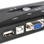 Preview: Kvm Switch Box 4 Port Usb 2.0 Plus 4 Vga Usb-Pc-Tastatur-Mau