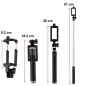Preview: Universal Android Einbeinstativ Selfie Stick Wired Für Samsu