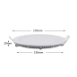 Preview: Led Panel 12W Einbauleuchte 4000K Deckenleuchte Aufputz Stra