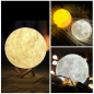 Preview: Led Tischleuchte, Nachtlicht, Mondlicht Mond Lampe 3D Touc