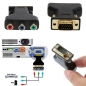 Preview: 3Rca Rgb Buchse Zu 15 Poliger Vga Komponenten Video Buchsen