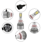 Preview: 1 Paar H4 C6 Led Auto Scheinwerfer Cob Scheinwerfer Glühbirn
