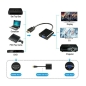 Preview: Hdmi Stecker Zu Vga Buchse + 3.5Mm Audio Mit 3.5Mm Audio Kab
