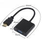 Preview: Hdmi Stecker Zu Vga Buchse + 3.5Mm Audio Mit 3.5Mm Audio Kab