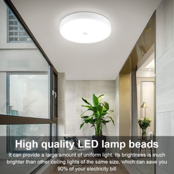 12W Led Panel Deckenleuchte Sensorlampemit Bewegungssensor W