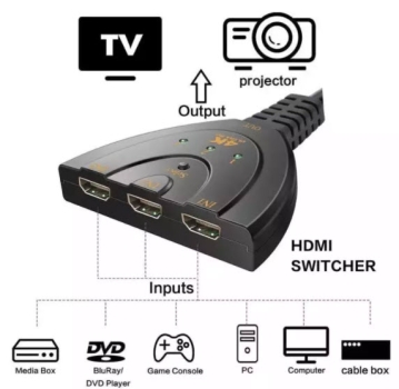 4K 3D Switch Verteiler Hdmi Umschalter 3 Port Splitter Adapt