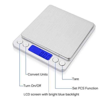 Mini 3000G X 0.1G Digital Tasche Feinwaage