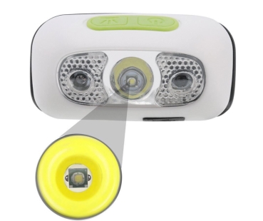 Wiederaufladbar Sensor Led Kopflampe Taschenlampe Stirnlampe