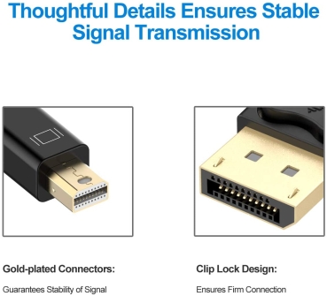 1.8M Mini Displayport - Auf Display Port Mini Displayport Ka