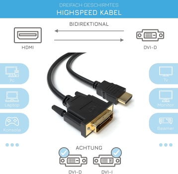 3M Dvi Stecker Auf Hdmi Stecker Digital Kabel / Blei Pc Lcd