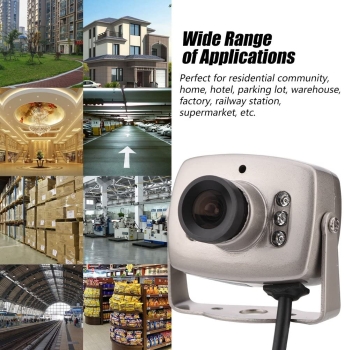 Mini Cmos Cctv Überwachungskamera 6 Led Verdrahtete Nachtsic