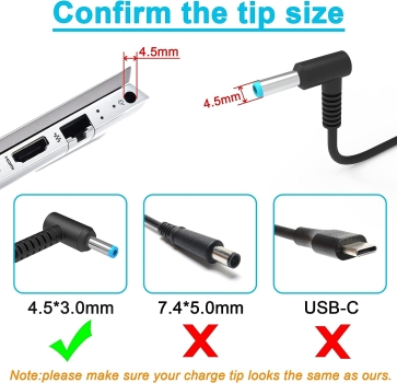 65W 19.5V 4.62A Notebook Netzteil Für Hp Pavilion Ladekabel