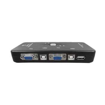 Kvm Switch Box 4 Port Usb 2.0 Plus 4 Vga Usb-Pc-Tastatur-Mau