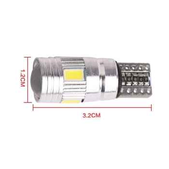 1X W5W 5 Smd Led T10 Led Standlichter Glassockel Fehler Frei