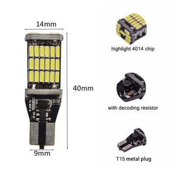 T15 W16W Led 45 Smd Rückfahrlicht T15 W16W Led 45 Smd Rückfa