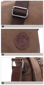 Augur Herrentasche Tasche Kuriertasche Leinen Englisch Kurie