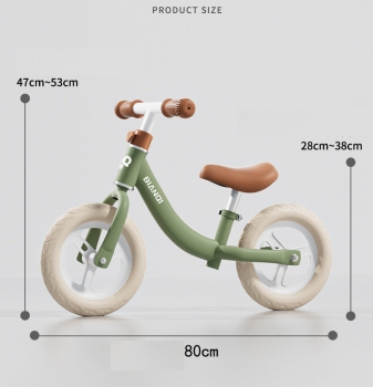 Kinderlaufrad Laufrad Kinderrad BlauKinderrad Lernrad Kinder Kinderfahrzeug Gummireifen Rad Bike Grün Green