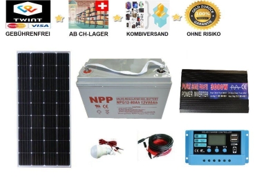 Komplette Solaranlage