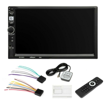 7 "2 Din Auto Bildschirm G P S Android + Kamera Bt Mp5