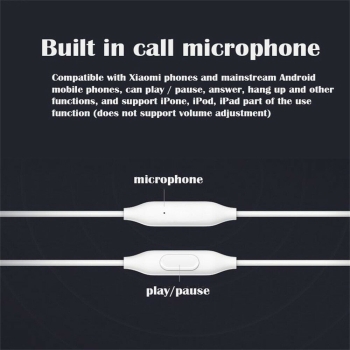 Xiaomi Piston Pro Basic Edition Kopfhörer Headset 3.5Mm In-O