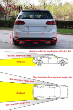 Einparkhilfe Rückfahrwarner 8 Sensor Einparkhilfe