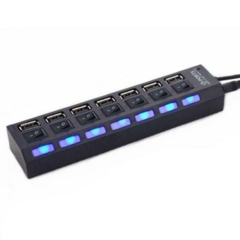 Usb 7-Port Hub 3.0 Mit Hub-Schaltern Und Usb 7-Port Hub 3.0