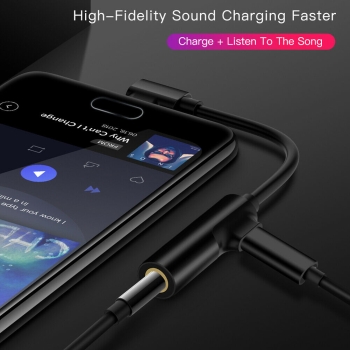 Usb-C Typ C Bis 3,5 Mm Audio-Aux-Kopfhöreranschluss Ladekabe