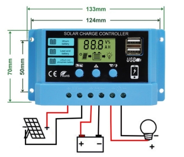 Komplette Solaranlage 100W Solarpanel Mit Batterie Für Wohnmobile Balkon