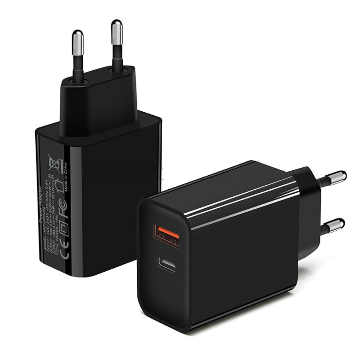 Kaufe 45W Schnellladegerät Mini USB QC 3.0 Typ C USB C PD Autoladegerät-Adapter