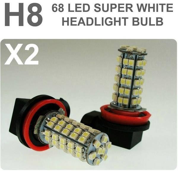  🔥 2X Hid H8 68 Led Cree Led Nebel Lampe Nebel