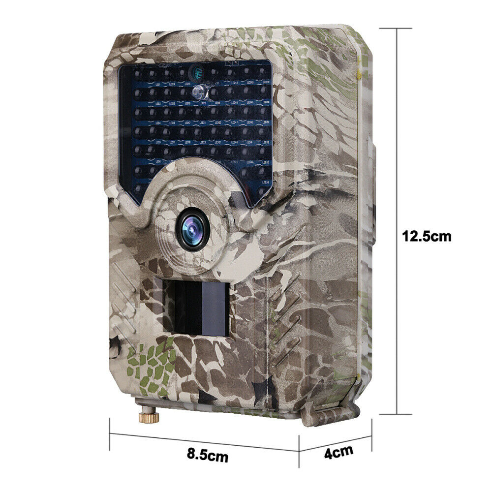 1080P 12MP Trail Hunting Camera Wildkamera Jagdkamera Wasserdicht Nachtsicht LED 