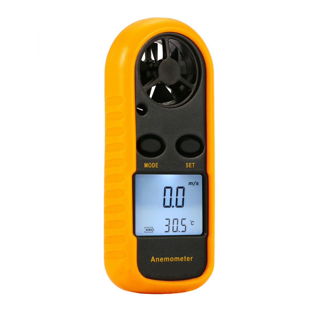 LCD Digitaler Windmesser Thermometer Anemometer Windgeschwindigke Meter GM816 DE 