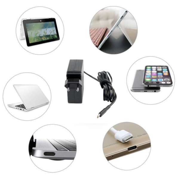 45W Usb-C Type-C Ac Adapter Laptop Ladegerät Netzkabel Kabel