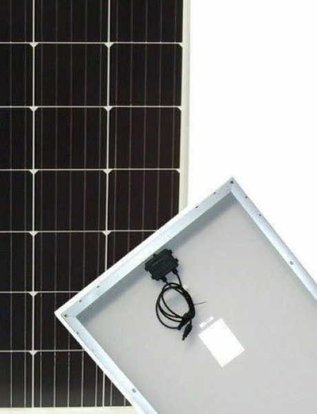 100W Solarpanel Solarmodul Solarzelle 12V Solar Monokristall