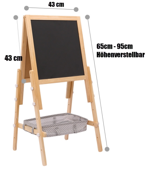 Tafel Kinder Holztafel Standtafel 2 In 1 Schultafel Schreibt
