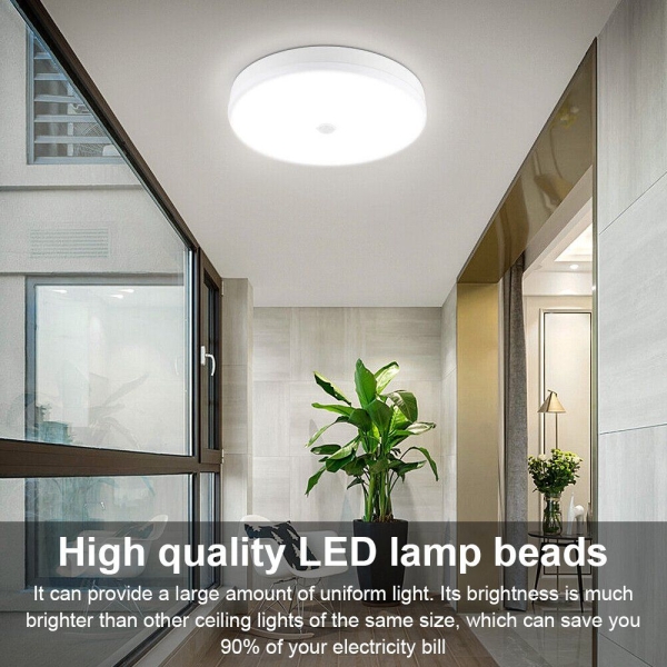 12W Led Panel Deckenleuchte Sensorlampemit Bewegungssensor W