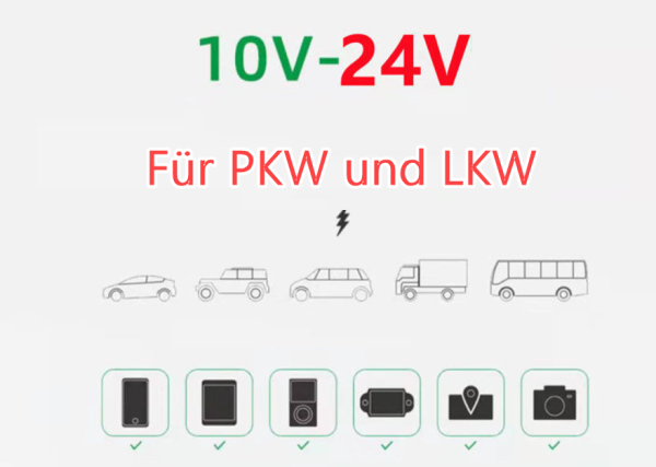66W 6A Zigarettenanzünder 2 Usb Ladegerät Kfz Lkw Auto Ladea