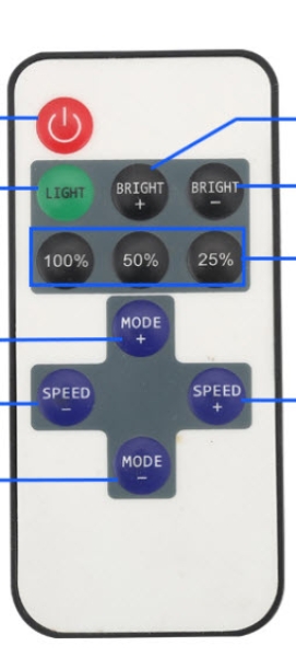 Dimmer Steuergerät Lichtschlauch Netzteil Zuleitungssteckr F