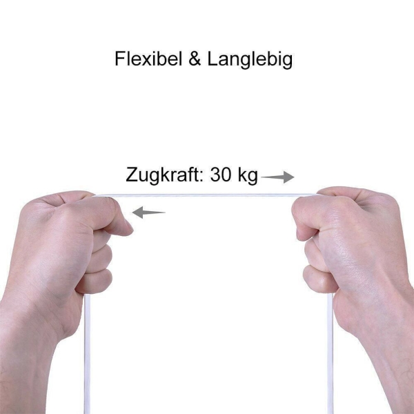25M Cat6 Lan Netzwerk Patch Kabel Flachkabel Cat6E