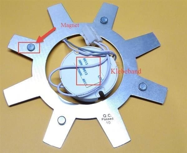 Led Deckenlampe 12W Magnet Kaltweiss Kaltweiss 6000K Led Lig