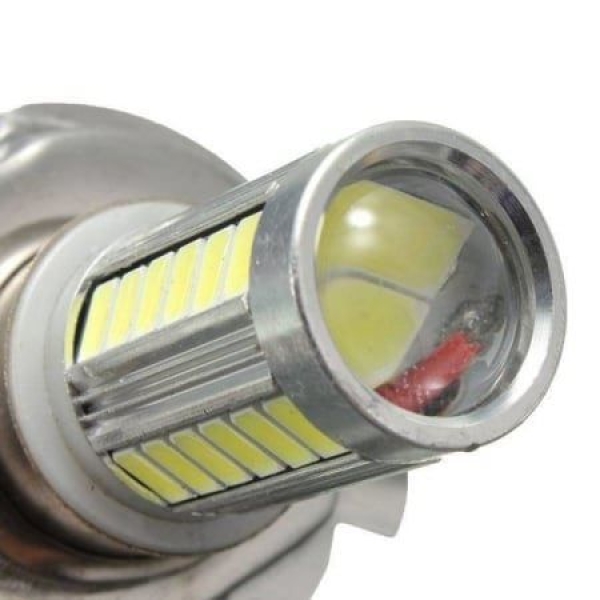 1X H4 5630 Smd 33 Leds 12V Weiß Auto Schein Auto Scheinwerfe