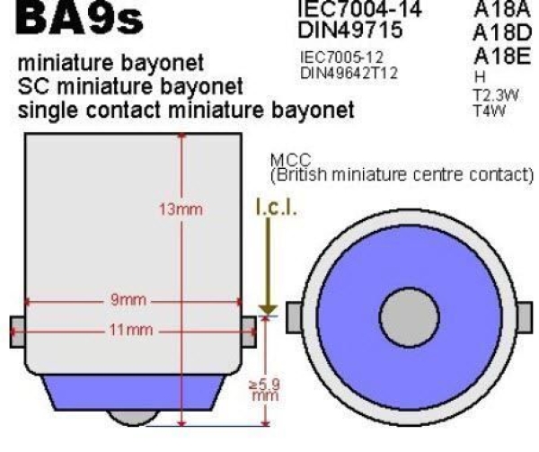Led Xenon Lampen Ba9S T4W 5630 10 Smdbirnen 5630 Z.B. Innen