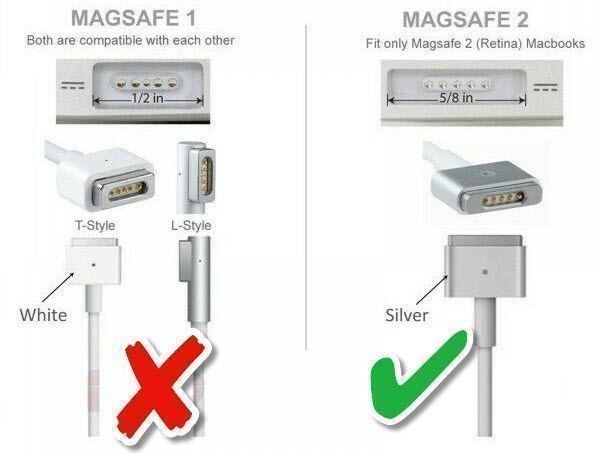 60W Ladegerät Für Macbook Pro Mac T-Tip Magsafe2 Magsafe 2
