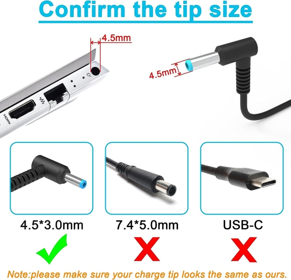 65W 19.5V 4.62A Notebook Netzteil Für Hp Pavilion Ladekabel