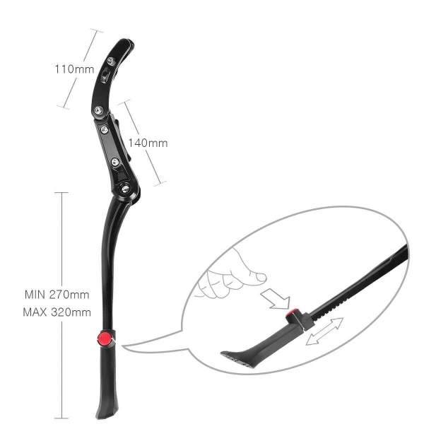 Velo Fahrrad Ständer 24 26 28 Zoll Bike Veloständer Seitenst